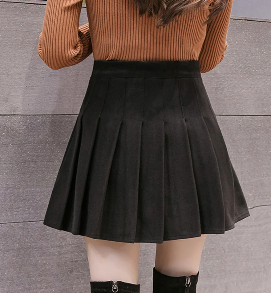 Cute A Line Pleated Skirt P338 - Image 6