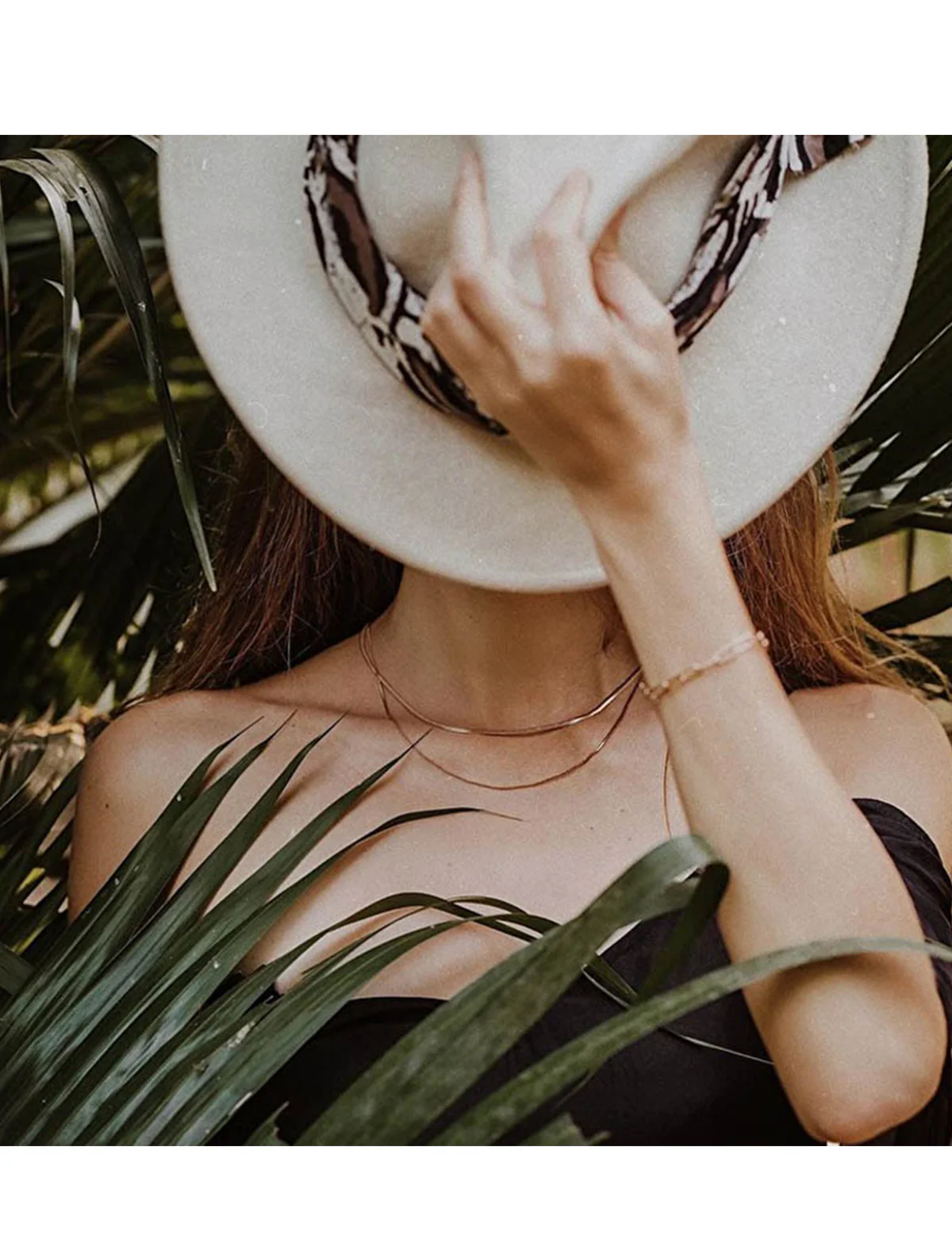 Dainty Snake Double layer Choker,Snake Chain Necklace,Herringbone Necklace,Gold Double Chain,Omega Chain Necklace,Thin Chain Necklace E020 - Image 4