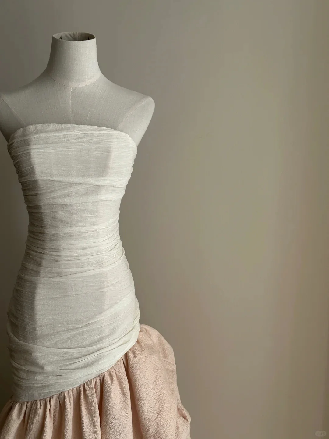 Elegant And Retro Pink And White Irregular Tulle Long Prom Dress Evening Dress Wedding DressP4026 - Image 7