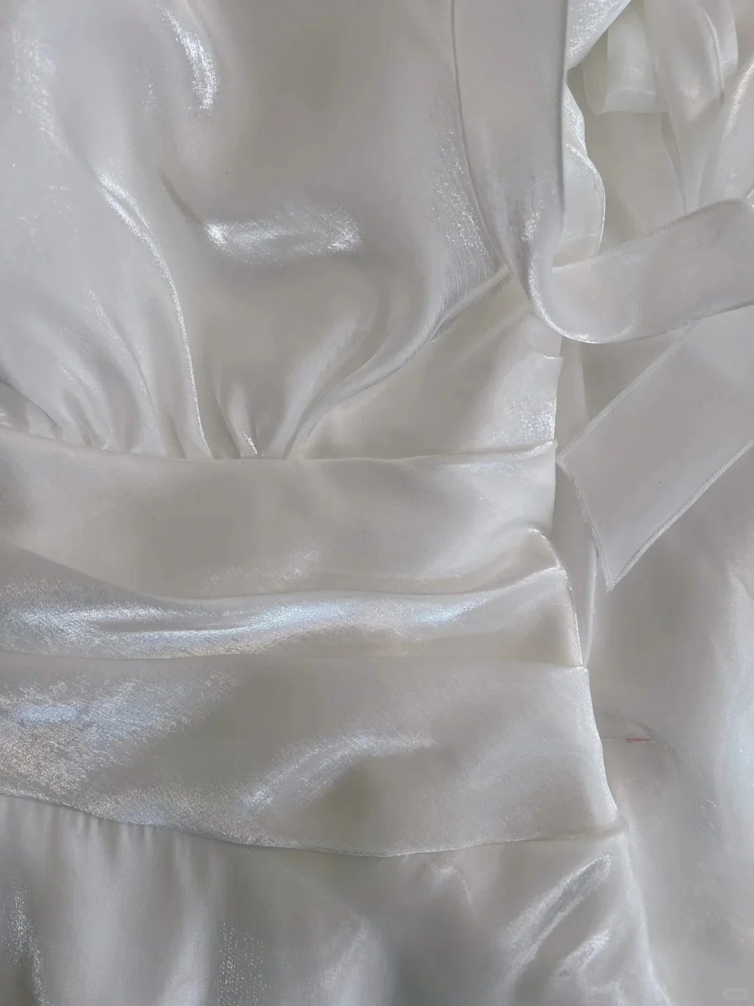 Elegant And Simple White Bud Square Neck Suspender Satin Prom Dress Evening Dress Bridesmaid Dress P4048 - Image 10