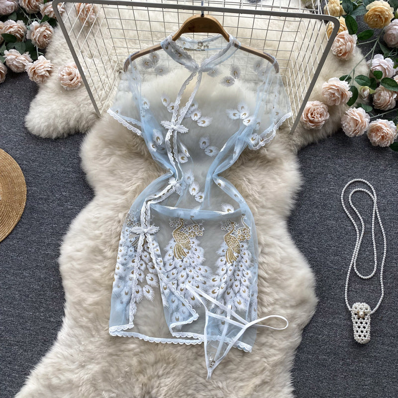 Sexy Short Sleeves Tight Summer Women Dress P088 - Image 8