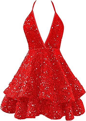 Short Homecoming Dress Sparkly Glitter Sequins A Line Mini Homecoming Dresses P2279 - Image 3