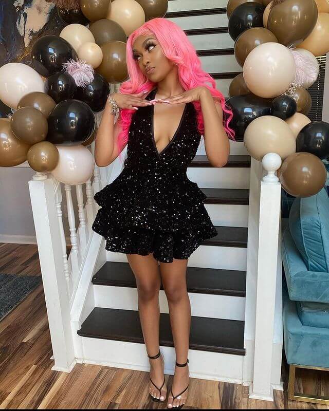 Simple 17th Birthday Dresses Sequin Birthday Outfits P284 - Image 7