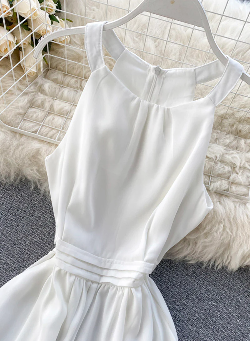 Simple A line sleeveless summer dress fashion dress 052 - Image 8