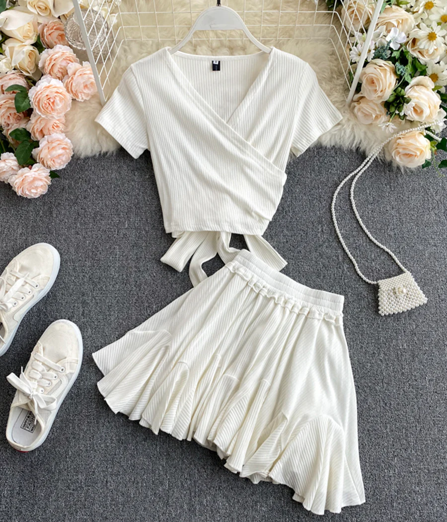 Two pieces dress summer dress 068 - Image 5