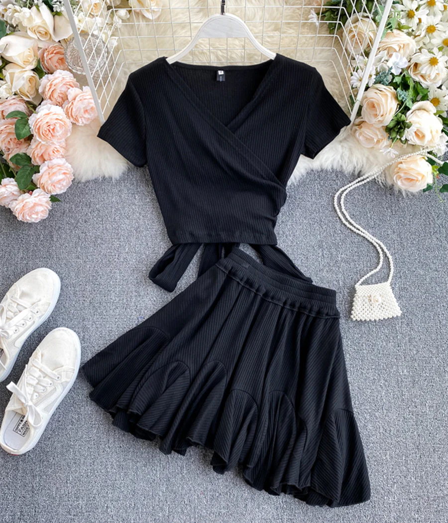 Two pieces dress summer dress 068 - Image 6